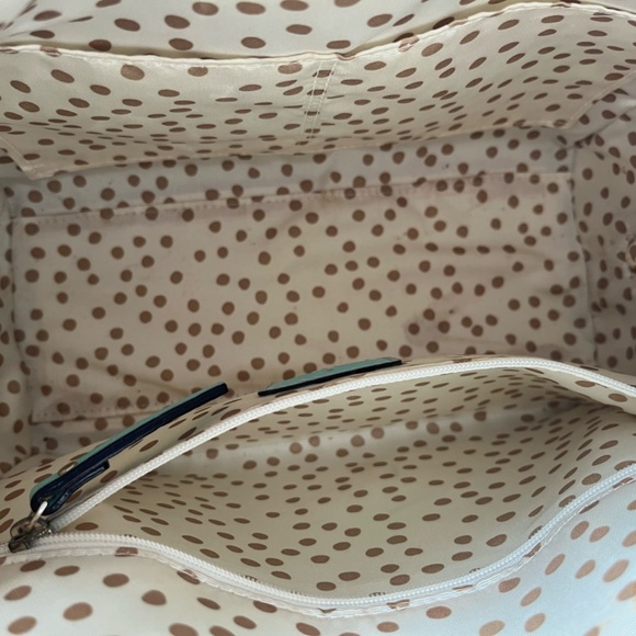 Kate Spade Alessa Wellesley Leather Satchel - Color: Robin's Egg Blue / Teal - Picture 15 of 16